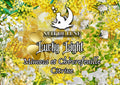 Bougie de luxe artisanale aux cristaux LUCKY LIGHT Chevrefeuille, Mimosa, Citrine